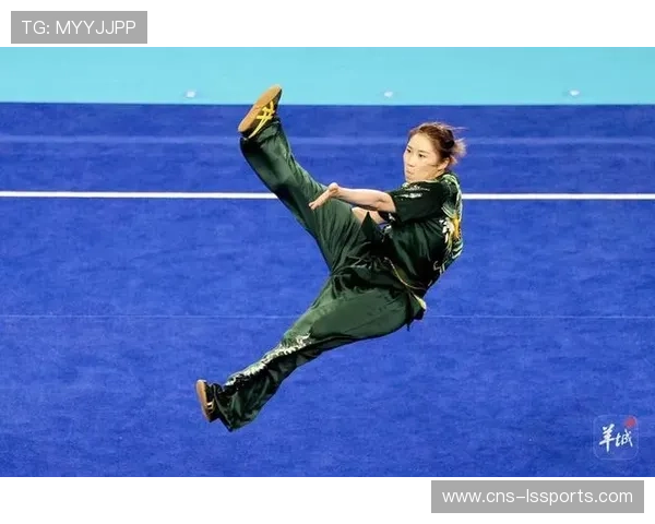 十五运会武术套路比赛,选手展现力与美 十五运会武术套路比赛,选手展现力与美